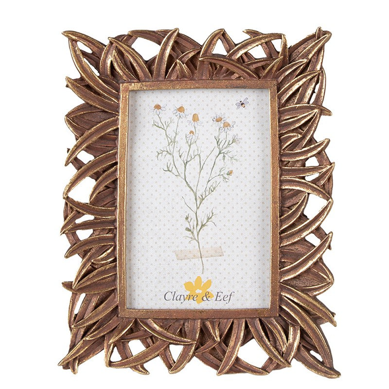 Fotolijst 10x15 cm Goudkleurig Polyresin Fotokader - productfoto Noby's Kadoshop