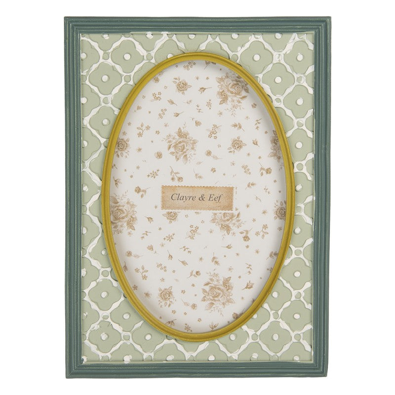 Fotolijst 10x15 cm Groen Kunststof - productfoto Noby's Kadoshop