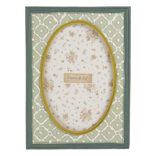 Fotolijst 10x15 cm Groen Kunststof - productfoto Noby's Kadoshop