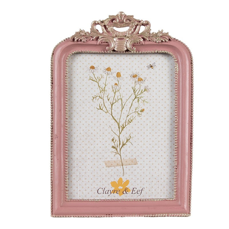 Fotolijst 10x15 cm Roze Polyresin Fotokader - productfoto Noby's Kadoshop