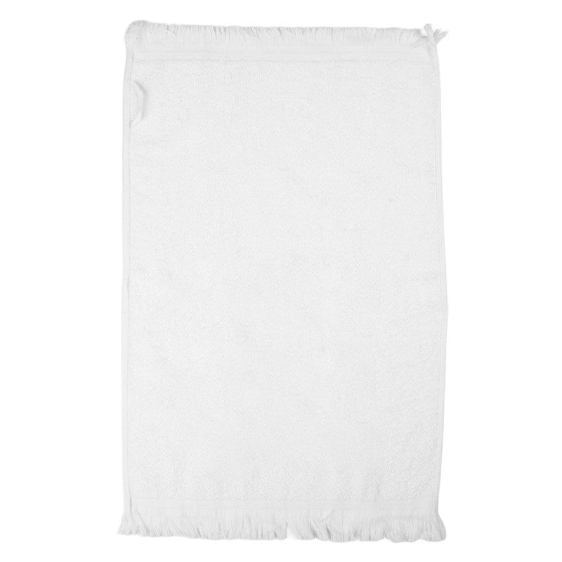 Gastendoekje 40x66 cm Wit Katoen Kip