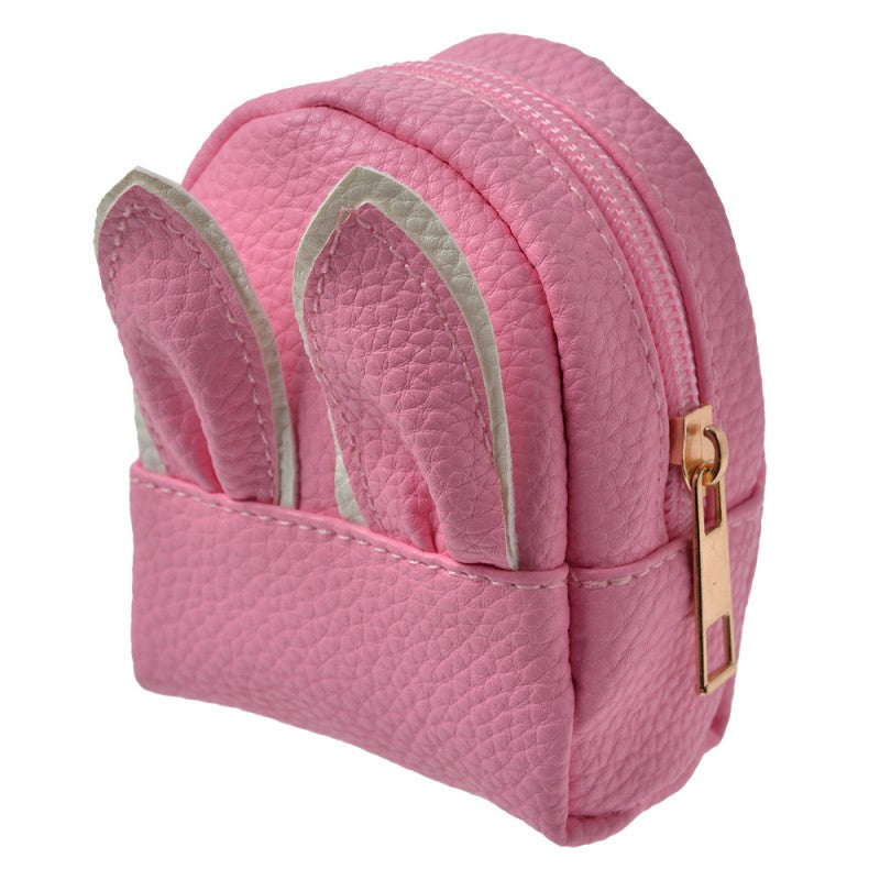 Sleutelhanger klein tasje Roze Synthetisch - productfoto Noby's Kadoshop
