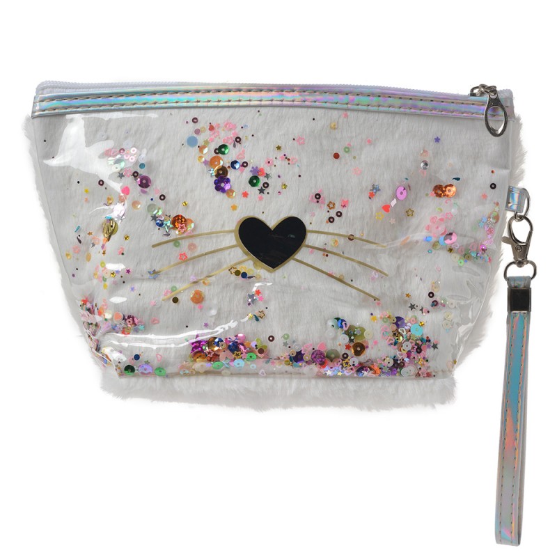Toilettas Dames Hart 23x13 cm Wit Polyurethaan