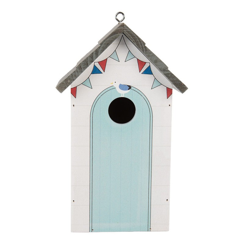 Vogelhuis 15x10x22 cm Wit Hout - productfoto Noby's Kadoshop