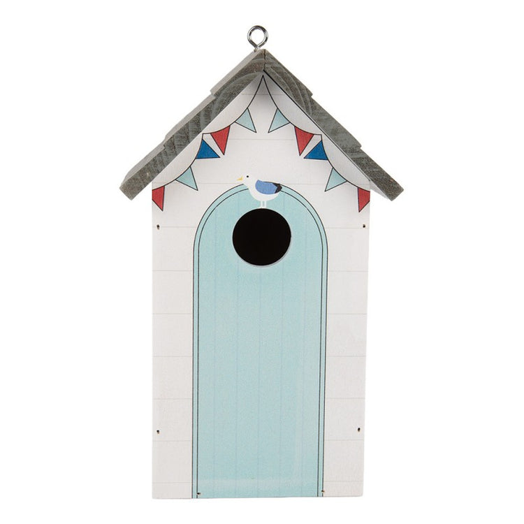 Vogelhuis 15x10x22 cm Wit Hout - productfoto Noby's Kadoshop